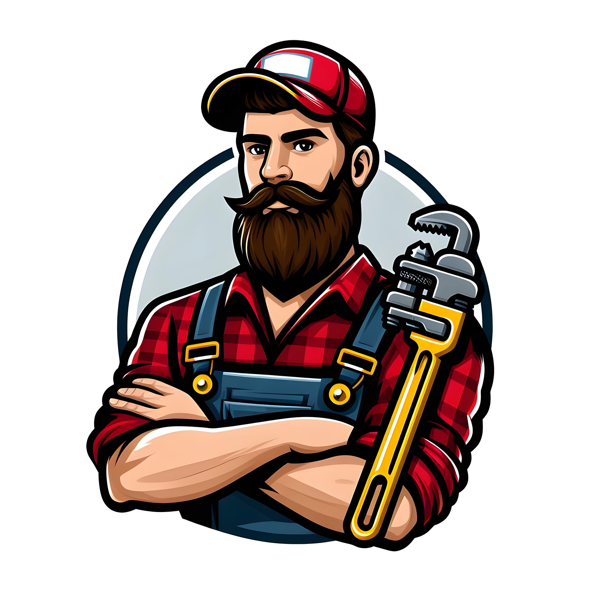 Professional plumber providing service